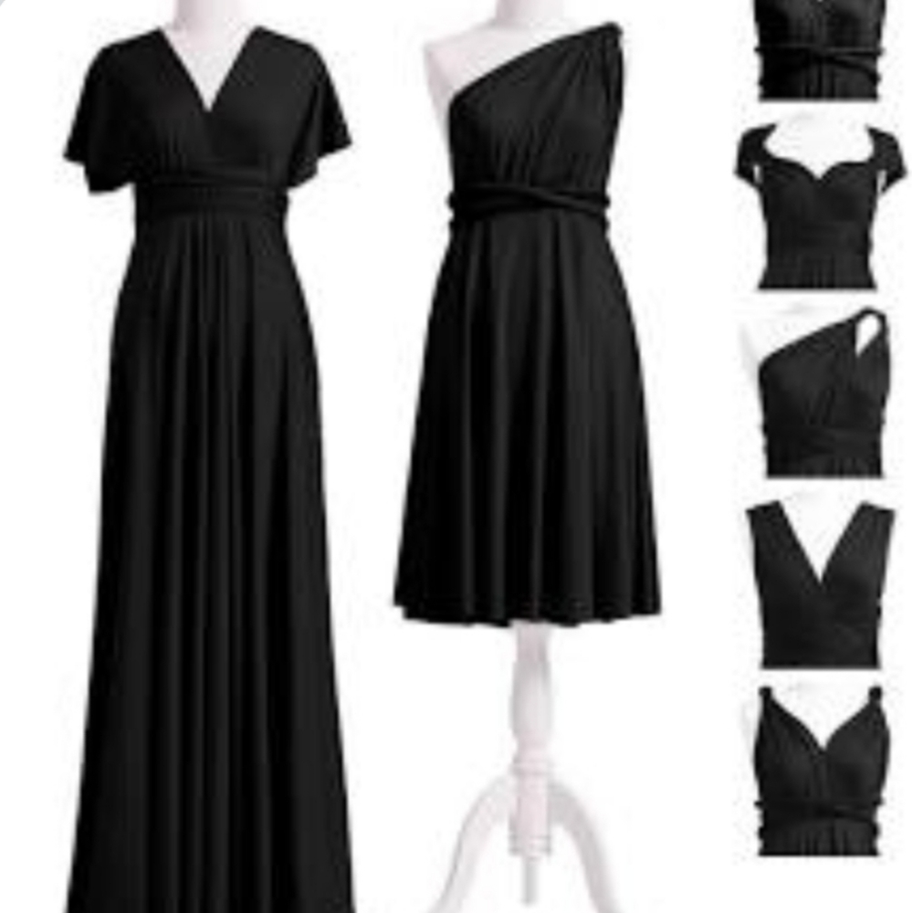 Black infinity dress